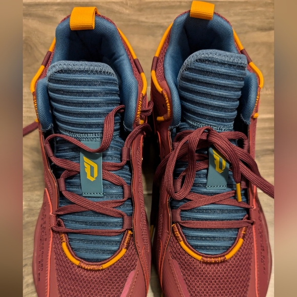 NIB Adidas Limite Dame 7 EXTPLY GCA 'Three' Victory Crimson Size 11. - Picture 6 of 7